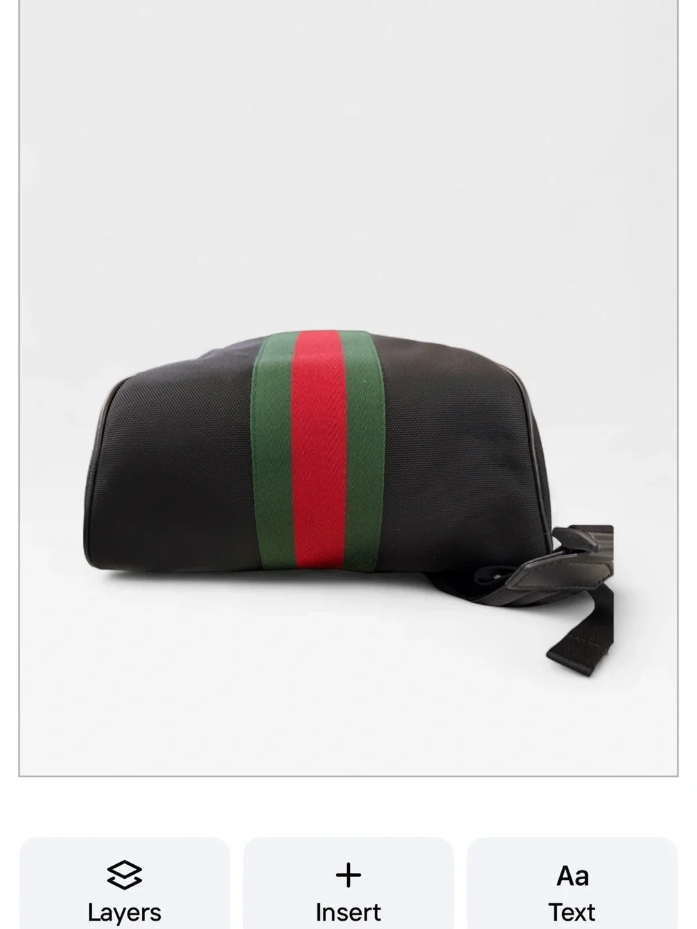 Gucci structured backpack